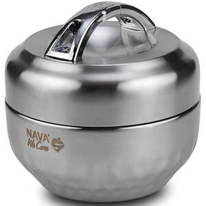 Φαγητοδοχείο We Care 10-261-050 Φ15,5x14cm 1000ml Inox Nava