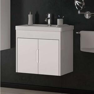 Έπιπλο Μπάνιου Πάγκος Με Νιπτήρα Ada S3BADA060WHM 60x38x55cm White