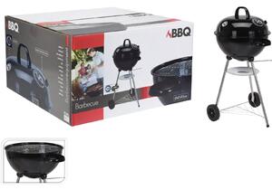 Ψησταριά BBQ κάρβουνου (C83000430) Με Καπάκι, Θερμόμετρο και 3 αεραγωγούς, Σχάρα, Λαβή και πόδια στήριξης με 2 τροχούς, βάση για στάχτη, Από ανοξείδωτ