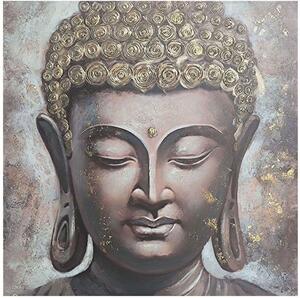 Πίνακας Καμβάς Buddha 108-124-048 100x3x100cm Multi