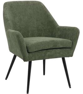 Πολυθρόνα Rochelle 370-124-057 65x66x76cm Green-Black