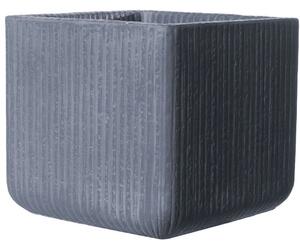 Κασπώ Πήλινο Stripe E-4170-8 55x55x47cm Dark Grey Supergreens