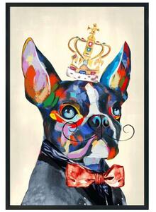 Πίνακας Καμβάς King Dog 022085 60x4,5x90cm Multi