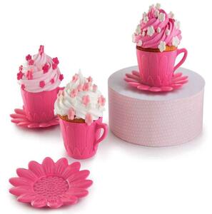 Φόρμες Cupcakes Daisy (Σετ 2Τμχ) FRΤ181 7,2x7,2x4,5cm Pink Marva