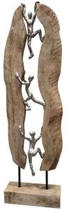 Διακοσμητικό Climb 312-000031 21x8x69cm Natural-Silver Inart