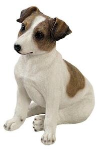 Φιγούρα Σκύλος Jack Russell KUL101. 16,5x25x27,2cm White-Brown Espiel