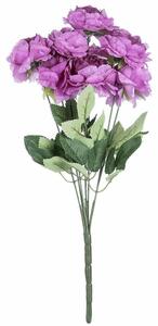 Τεχνητό Μπουκέτο Peony 21080 45cm Green-Purple GloboStar