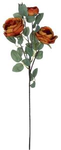 Τεχνητό Λουλούδι Climbing Rose 21187 70cm Green-Orange GloboStar