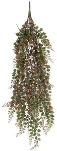 Τεχνητό Κρεμαστό Φυτό Adiantum 20836 20x6x90cm Brown-Green GloboStar