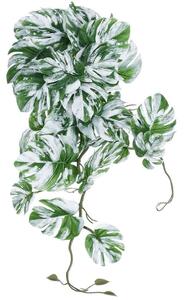 Τεχνητό Κρεμαστό Φυτό Albino Monstera 20606 45cm White-Green GloboStar