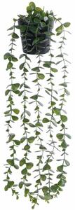 Τεχνητό Κρεμαστό Φυτό Eucalyptus Leaf 20884 Φ17x60cm Green GloboStar