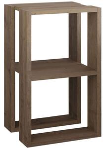 Κομοδίνο Lonie Lonie 0249817 34x30x55cm Light Walnut