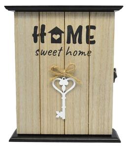 Κλειθοδήκη Ξύλινη Home Sweet Home 833474 20x6x24cm Natural-Black Ankor