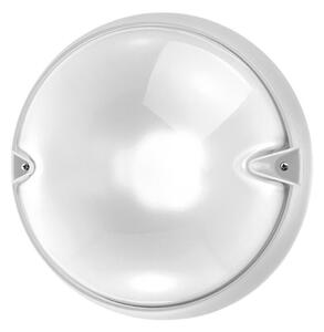 Performance in Lighting Στρογγυλό εξωτερικό φωτιστικό τοίχου CHIP λευκό, Λευκό, Πλαστικό, σύγχρονο