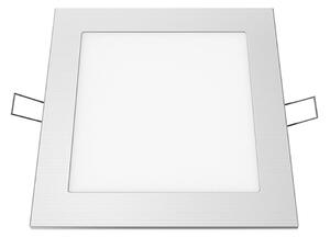 Πάνελ Χωνευτό Plato Led Slim PLATO1240SNM 12W 4000K Silver Aca