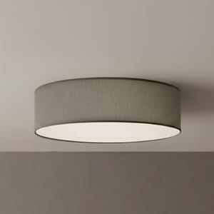 Milagro Lighting Φωτιστικό οροφής Marshall, γκρι, Ø 50 cm, μέταλλο/ρατάν, ρυθμιζόμενος, Γκρι, Σαλόνι / τραπεζαρία, Ξύλο, σύγχρονο