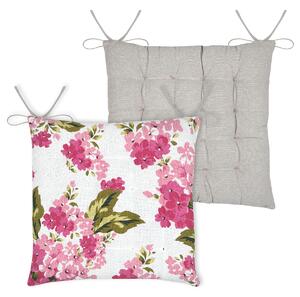Μαξιλάρι Καρέκλας 2 Όψεων (38x38+4) S-F Printemps Rose CUD770001GAL