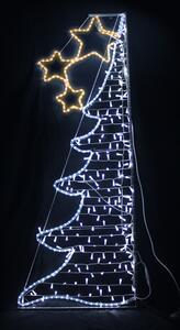 ^ "HALF XMAS TREE", 252&200LED ΕΠΙΣT ΣΧΕΔ 7mΜΟΝΟΚ. ΦΩΤ+ΛΑΜ ΣΕΙΡ,CW+ΚΙΤΡ ΣΤΑΘ,IP44,750x200CM,1.5m ΤΡ