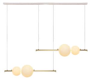 Φωτιστικό Οροφής Led Dimmable Zambelis 22235 Gold Matt