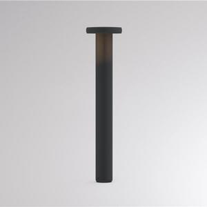 Molto Luce Φωτιστικό διαδρόμου LED CIRC, on/off, ανθρακί, ύψος 82 cm, IP65, Μαύρο, Αλουμίνιο, σύγχρονο