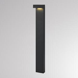 Molto Luce Φωτιστικό διαδρόμου LED ATO, ύψος 85 cm, DALI, ανθρακί, IP65, μέταλλο, ρυθμιζόμενος, Μαύρο, Αλουμίνιο, σύγχρονο