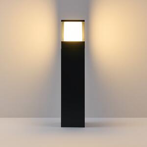 Molto Luce Φωτιστικό δρόμου LED FYNN-Y, ύψος 45 cm, ανθρακί, CCT IP65 on/off, Μαύρο, Αλουμίνιο, σύγχρονο, Εξωτερικό βάθρο