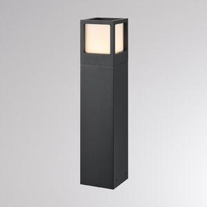 Molto Luce Φωτιστικό δρόμου LED FYNN-X, ύψος 45 cm, ανθρακί, CCT IP65 on/off, Μαύρο, Αλουμίνιο, σύγχρονο, Εξωτερικό βάθρο