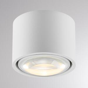 Molto Luce Εξωτερικός φωτιστικό οροφής LED MAG MINI, λευκό, Ø 9 cm, CCT, ρυθμιζόμενη, ρυθμιζόμενος, Λευκό, Μπάνιο, Αλουμίνιο, σύγχρονο