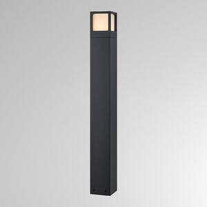 Molto Luce Φωτιστικό δρόμου LED FYNN-X, ύψος 85 cm, ανθρακί, CCT IP65 on/off, Μαύρο, Αλουμίνιο, σύγχρονο