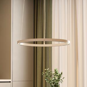 Molto Luce Κρεμαστό φωτιστικό LED PERFORA PRO M, Ø 66 cm, λευκό, DALI up/down, CCT, ρυθμιζόμενος, Λευκό, Σαλόνι / τραπεζαρία, Αλουμίνιο, σύγχρονο
