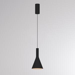 Molto Luce Φωτιστικό οροφής LED LORA I, μαύρο, Ø 15 cm, ρυθμιζόμενη ένταση, 40°, CCT, ρυθμιζόμενος, Μαύρο, Σαλόνι / τραπεζαρία, Μέταλλο, σύγχρονο