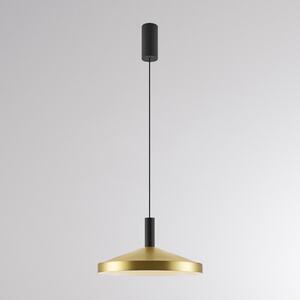 Molto Luce Φωτιστικό οροφής LED LORA III, ορείχαλκος, Ø 36 cm, ρυθμιζόμενη ένταση, ρυθμιζόμενος, Χρυσό / Ορείχαλκου, Σαλόνι / τραπεζαρία, Μέταλλο, σύγχρονο