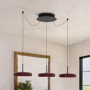Molto Luce Φωτιστικό οροφής LED LORA III, μαύρο, Ø 36 cm, ρυθμιζόμενη ένταση φωτισμού, CCT, ρυθμιζόμενος, Μαύρο, Σαλόνι / τραπεζαρία, Μέταλλο, σύγχρονο