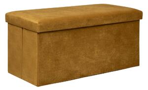 Ταμπουρέ Με Αποθηκευτικό Χώρο (76x38x38) A-S Liloy Ochre 197333B