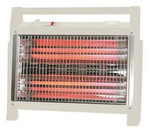 Θερμάστρα Χαλαζία Eurolamp 147-29165 με ισχύ 1600W και 2 επίπεδα θέρμανσης