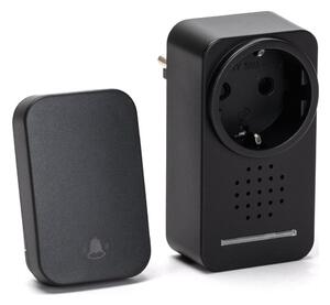 Aigostar - Ασύρματο κουδούνι πόρτας 1Z 230V IPX4 μαύρο