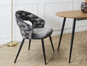 Kαρέκλα Sawyer Home Deco Factory με διαστάσεις 62x54x83cm - Grey