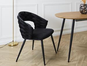 Kαρέκλα Sawyer Home Deco Factory με διαστάσεις 62x54x83cm - Black