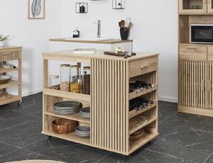 Νησίδα Κουζίνας Klaus Home Deco Factory με διαστάσεις 105x60x90cm
