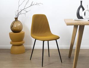 Kαρέκλα Atom Home Deco Factory με διαστάσεις 44x54x86cm - Yellow
