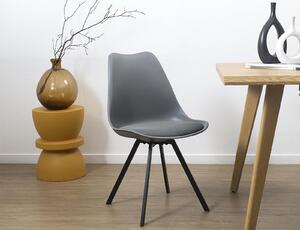 Καρέκλα Αtom Home Deco Factory με διαστάσεις 52x47x82cm - Grey