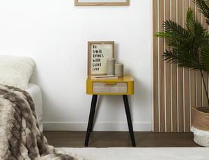 Κομοδίνο Home Deco Factory με διαστάσεις 35x37x48cm - Yellow