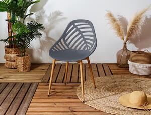 Καρέκλα κήπου Alameda Home Deco Factory με διαστάσεις 52.3x53.3x83.4cm - Grey
