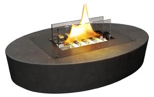 Επιτραπέζια Εστία Φωτιάς Carnation Tenderflame με διάρκεια καύσης 4 - 5 ώρες, χωρητικότητα δεξαμενής 500ml και διαστάσεις 32x22x7cm - Black
