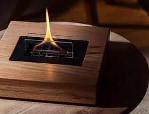 Επιτραπέζια Εστία Φωτιάς Holly Tenderflame με διάρκεια καύσης 4 - 5 ώρες, χωρητικότητα δεξαμενής 500ml και διαστάσεις 30x30x11cm - Natural