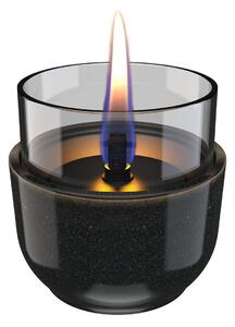 Επιτραπέζια Εστία Φωτιάς Violet 8 Reactive Glaze Tenderflame με διάρκεια καύσης 3 - 4 ώρες, χωρητικότητα δεξαμενής 150ml και διαστάσεις 8.3x8cm - Blac