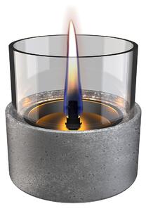 Επιτραπέζια Εστία Φωτιάς Aster 10 Lava Tenderflame με διάρκεια καύσης 4 - 5 ώρες, χωρητικότητα δεξαμενής 200ml και διαστάσεις 9.8x9.7cm - Grey