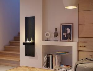 Επιτοίχιο Tζάκι Alto Tenderflame με διάρκεια καύσης 4 - 5 ώρες, χωρητικότητα δεξαμενής 500ml και διαστάσεις 40x23x130cm - Black