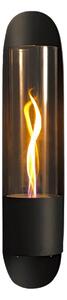 Επιτοίχια Εστία Φωτιάς Cycloflame Wall Tenderflame με διάρκεια καύσης 3 - 4 ώρες, χωρητικότητα δεξαμενής 800ml και διαστάσεις 16.6x81x17.5cm - Black