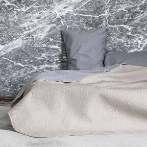 Κουβερλί Υπέρδιπλο 2 Όψεων Nima Layers Fiorire Linen/Dark Grey